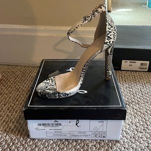 Open toe stiletto sandals